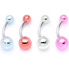 Load image into Gallery viewer, Pastel Zig Zag Party Pack Belly Ring Set of 4
