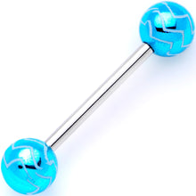 Load image into Gallery viewer, Pastel Zig Zag Party Barbell Tongue Ring Set of 4
