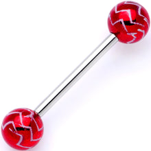 Load image into Gallery viewer, Life of the Party Zig Zag Barbell Tongue Ring Set of 4
