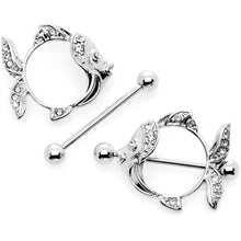 将图片加载到图库查看器，14G 9/16 Angelic Angelfish Nipple Shield Set
