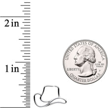将图片加载到图库查看器，18G Howdy Folks Cowboy Hat Closure Ring
