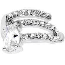 Load image into Gallery viewer, Clear Gem All Of The Bling None Of The Commitment Non Pierced Ear Cuff
