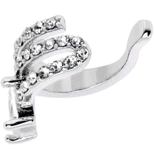 Load image into Gallery viewer, Clear Gem All Of The Bling None Of The Commitment Non Pierced Ear Cuff
