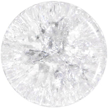 Load image into Gallery viewer, Clear Shattered Glass Saddle Plug Set 6mm to 16mm
