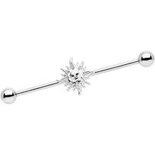 Load image into Gallery viewer, 14G Happy Sun Industrial Barbell 38mm
