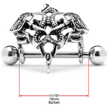 将图片加载到图库查看器，14G 9/16 Dueling Elephants Nipple Shield Set

