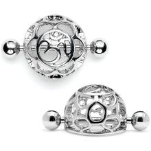 将图片加载到图库查看器，14G 9/16 Framework Dome Geometric Nipple Shield Set
