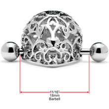 Load image into Gallery viewer, 14G 9/16 Framework Triangular Geometric Nipple Shield Set
