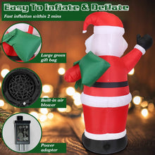将图片加载到图库查看器，6.4ft Inflatable Christmas Giant Santa Claus
