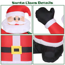 将图片加载到图库查看器，6.4ft Inflatable Christmas Giant Santa Claus
