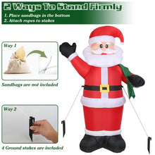 将图片加载到图库查看器，6.4ft Inflatable Christmas Giant Santa Claus
