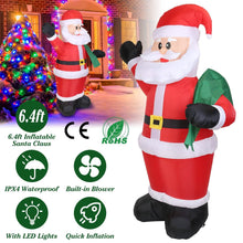 将图片加载到图库查看器，6.4ft Inflatable Christmas Giant Santa Claus

