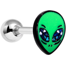 Load image into Gallery viewer, 16G 1/4 Vivid Invader From Beyond Alien Cartilage Tragus Earring
