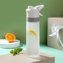 Load image into Gallery viewer, 650ml Water Bottle Outdoor Sports Water Cup Large Capacity Spray Bottle BPA Free Drinkware Travel Camping Drinking Tools Water Bottle Sprayer Mist Creative Spray Water Bottle for Drinking
