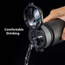 将图片加载到图库查看器，650ml/1000ml/1500ml High Quality Material Sport Water Bottle Cycling Climbing Gym Fitness Drinking Bottles Eco-Friendly Stainless Steel Vacuum Insulated Water Bottle Leak Proof Double-Wall Thermos Flask Water Bottle Drink Beverage Bottle
