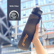 将图片加载到图库查看器，650ml/1000ml/1500ml High Quality Material Sport Water Bottle Cycling Climbing Gym Fitness Drinking Bottles Eco-Friendly Stainless Steel Vacuum Insulated Water Bottle Leak Proof Double-Wall Thermos Flask Water Bottle Drink Beverage Bottle
