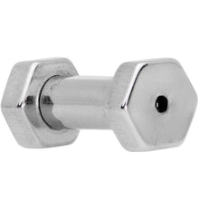 将图片加载到图库查看器，8G Geometric Hexagon Screw Fit Tunnel Plug Set

