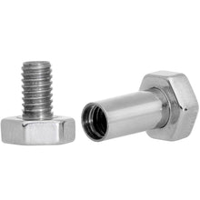将图片加载到图库查看器，8G Geometric Hexagon Screw Fit Tunnel Plug Set
