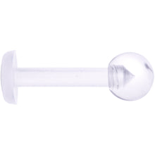 将图片加载到图库查看器，14G 5/16 Clear Flexible Bioplast Labret Monroe Retainer
