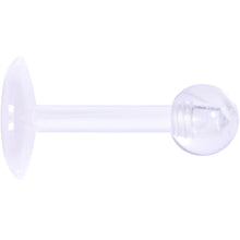将图片加载到图库查看器，16G 1/4 Clear Flexible Bioplast Labret Monroe Tragus Retainer
