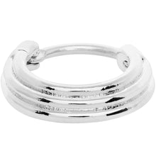 将图片加载到图库查看器，16G 3/8 Delicate Grooves Hinged Septum Ring
