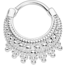 Load image into Gallery viewer, 16G 3/8 Debutante Fashion Hinged Septum Ring
