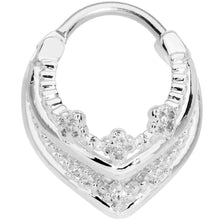 将图片加载到图库查看器，16G 3/8 Pretty Princess Hinged Septum Ring
