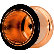 Load image into Gallery viewer, Rose Gold Tone Hammered Finish Single Flare Plug Set 6mm to 16mm Sizes
