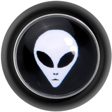将图片加载到图库查看器，Black White Outer Space Alien Cheater Plug
