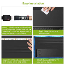 Load image into Gallery viewer, 6.56ft TV LED Backlight RGB Strip Light USB Monitor Lighting
