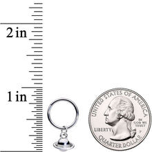 将图片加载到图库查看器，16G 3/8 Ringed Planet Saturn Dangle Hinged Segment Ring
