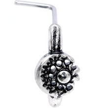 Load image into Gallery viewer, 20G Celestial Sun and Moon Faux Hoop L Shaped Nose Ring
