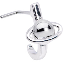Load image into Gallery viewer, 20G Ring of Saturn Faux Hoop L Shaped Nose Ring
