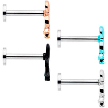 Load image into Gallery viewer, 16G 5/16 Multicolor Internally Threaded Octopus Labret Set of 4

