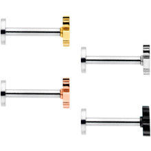 Load image into Gallery viewer, 16G 5/16 Multicolor Internally Threaded Kitty Cat Labret Set of 4
