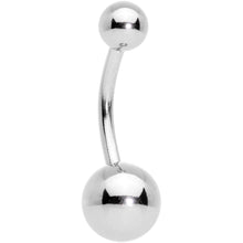 Load image into Gallery viewer, Clear Gem Blue Faux Druzy Crescent Moon Belly Ring Set
