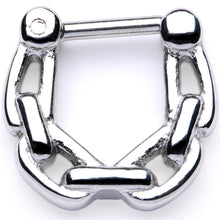 将图片加载到图库查看器，16G 1/4 Chain Link Hinged Septum Clicker
