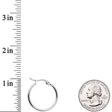 Load image into Gallery viewer, 20mm Stainless Steel Hoop Earrings
