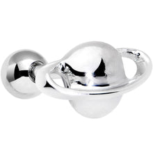 将图片加载到图库查看器，16G 1/4 Ring of Planet Saturn Cartilage Tragus Earring
