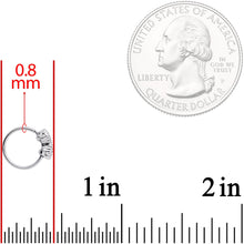 Load image into Gallery viewer, 20G 5/16 Clear CZ Gem Infinity Symbol Seamless Circular Ring
