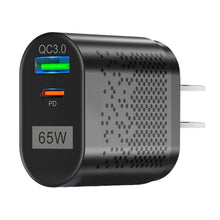 Load image into Gallery viewer, 65W Type C Fast Wall Charger PD QC3.0 Adapter
