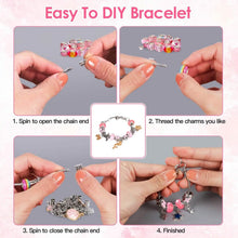 将图片加载到图库查看器，66-Pieces: Charm Bracelet Making Kit
