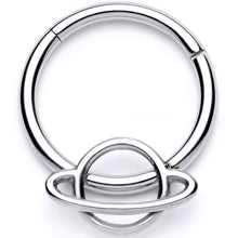 将图片加载到图库查看器，16G 3/8 Super Stellar Planet Saturn Hinged Segment Ring

