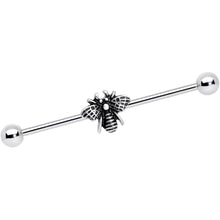 Load image into Gallery viewer, 14G Bumbling Bumblebee Industrial Barbell 38mm
