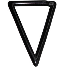 将图片加载到图库查看器，16G 5/16 Black Geometric Triangle Closure Ring
