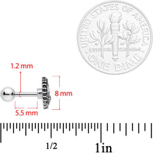Load image into Gallery viewer, 16G 1/4 Celestial Embrace Cartilage Tragus Earring
