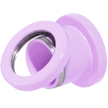Load image into Gallery viewer, Sweet Pastel Purple Screw Fit Tunnel Plug Set 16G to 19mm
