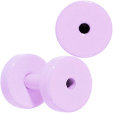 Load image into Gallery viewer, Sweet Pastel Purple Screw Fit Tunnel Plug Set 16G to 19mm
