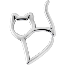 Load image into Gallery viewer, 16G One Cool Kitty Cat Closure Ring

