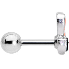 Load image into Gallery viewer, 16G 1/4 Nerdy Easter Bunny Cartilage Tragus Earring
